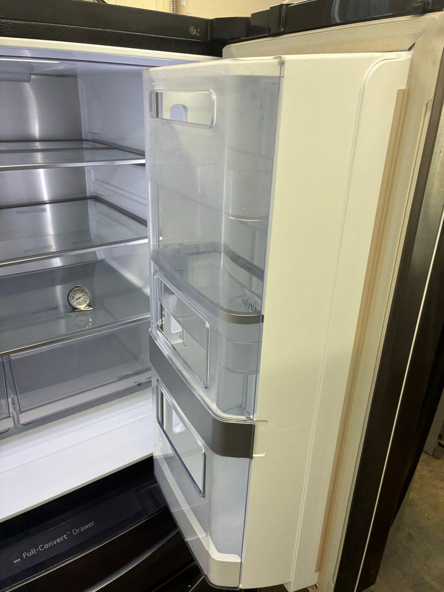 LG french door refrigerator slate stainless steel with ice maker 36”