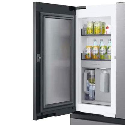 ★ Samsung Open Box  Bespoke 23 cu. ft. 4-Door French Door Smart Refrigerator with Beverage Center in Stainless Steel,  RF6194