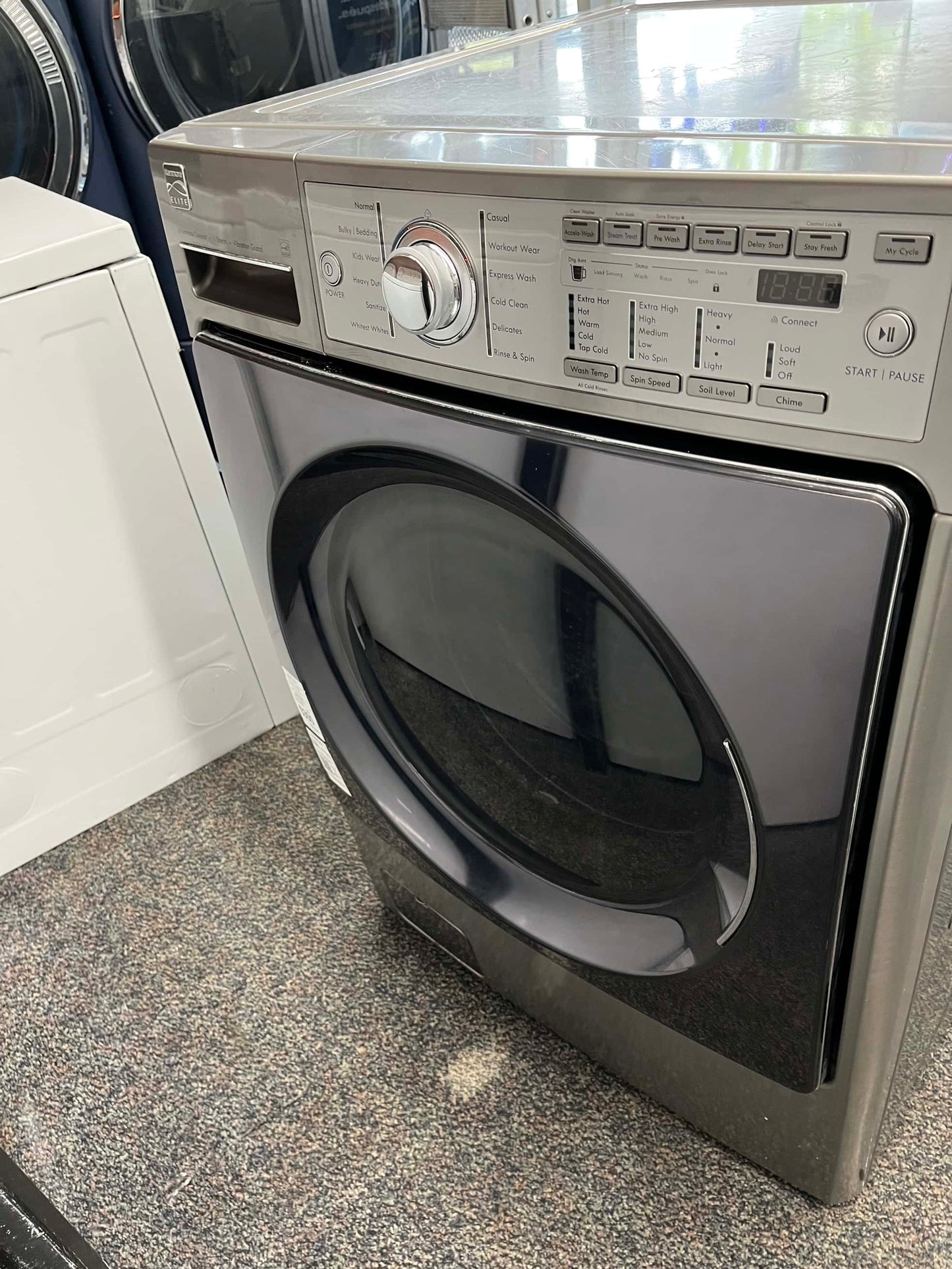 ITEM #W84D Kenmore front load washer machine super capacity 27”