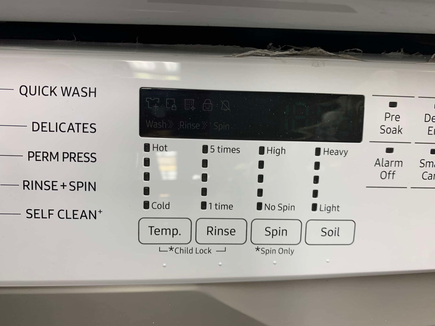 🔥 HOT DEAL
★ Samsung GAS SET Open Box 4.5 cu. ft. High-Efficiency Front Load Washer with Self-Clean+ in White & 7.5 cu. ft. Stackable Vented GAS Dryer with Sensor Dry in White 27 in WD991