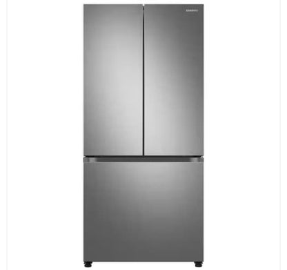 ⭐️ Mother’s Day ★ Samsung Open Box 33 in. W 24.5 cu. ft. 3-Door French Door Smart Refrigerator in Stainless Steel with Dual Icemaker  RF045 - ST2