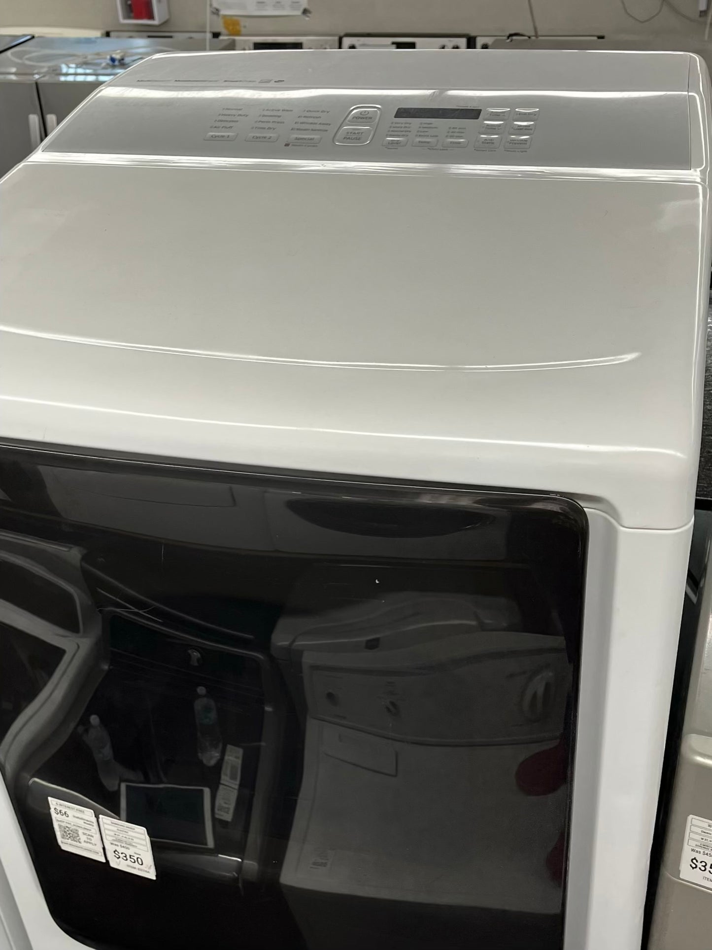 ^ ITEM: #ED74A Samsung electric dryer 27” large capacity
