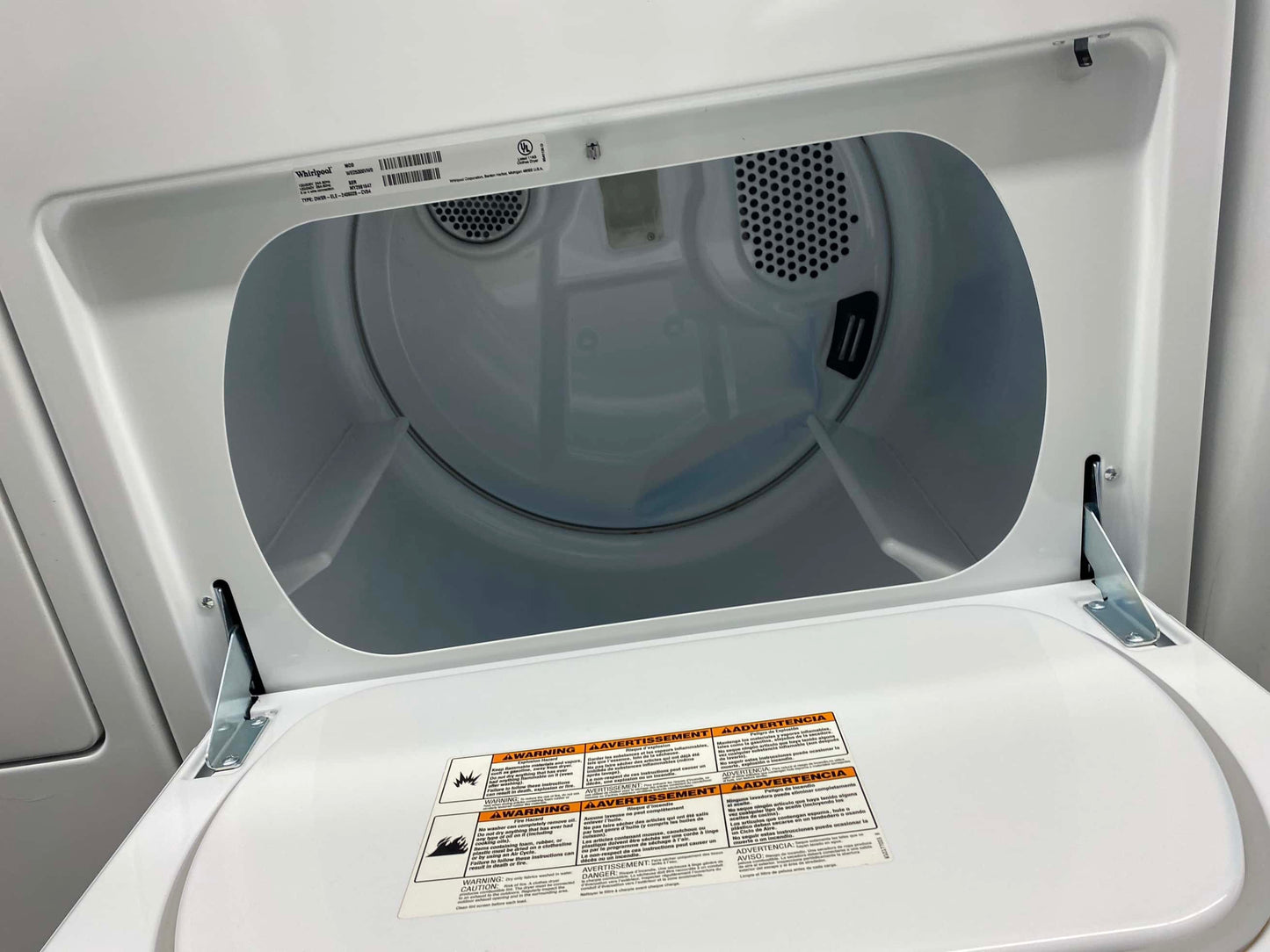ITEM #ED28S Whirlpool electric dryer side x side large capacity 29”