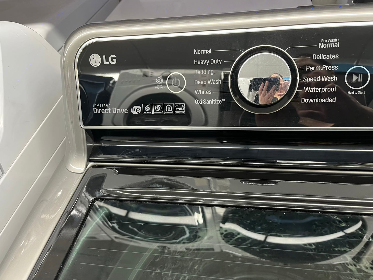 ^ ITEM #W96K LG top load washer large capacity side x side 27”
