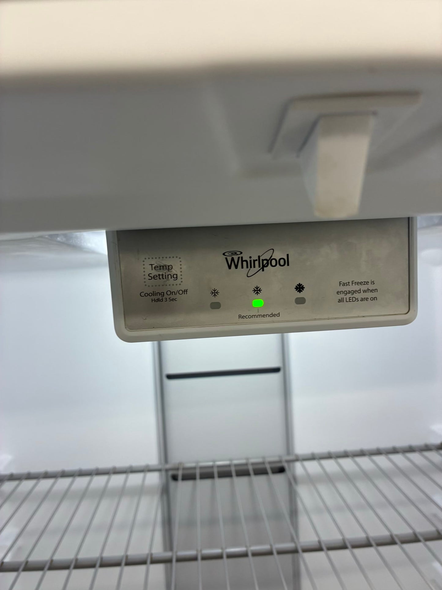 Whirlpool chest freezer white 30”