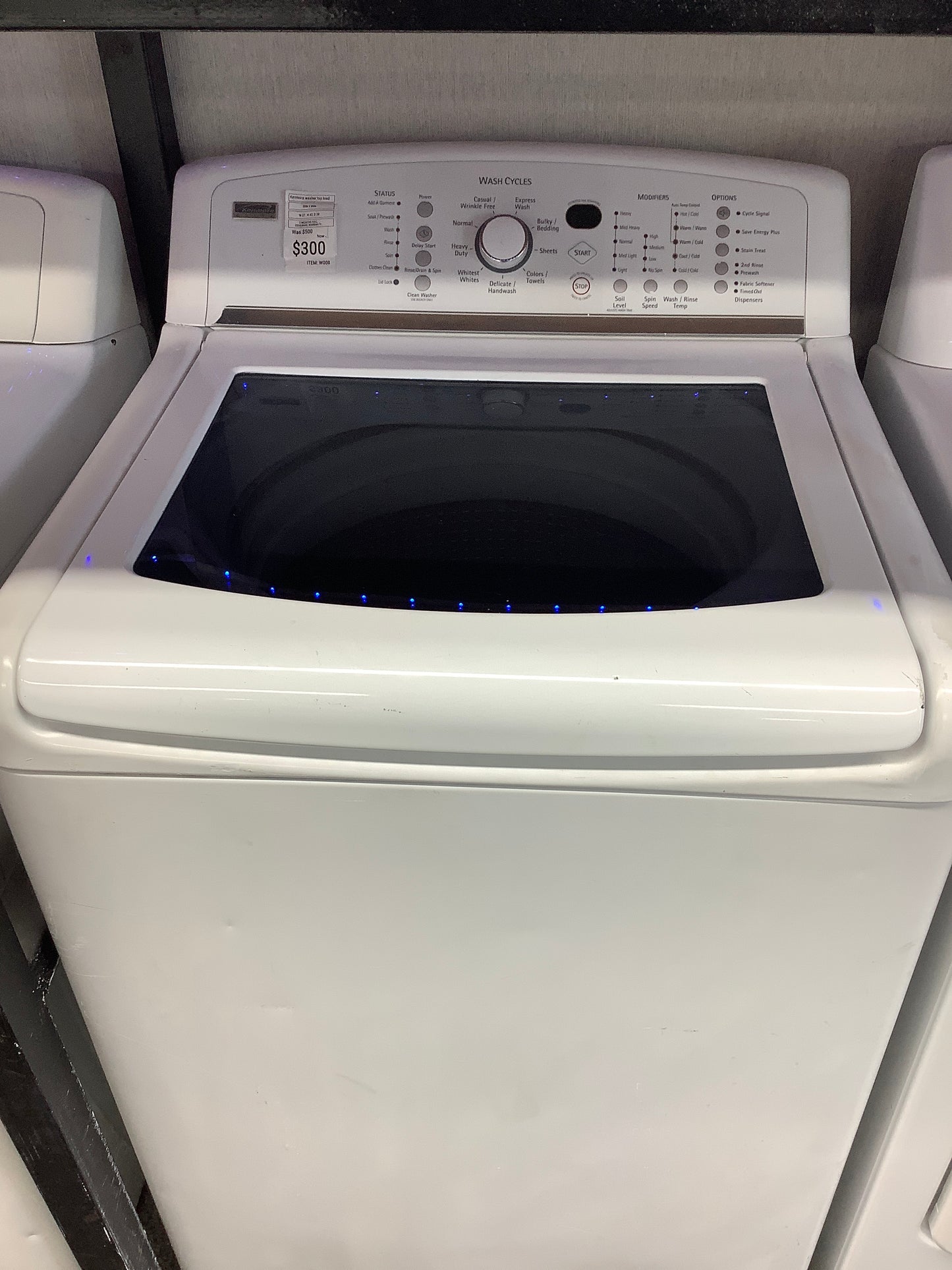 ^ ITEM: #ED93S kenmore electric washer and dryer 29” large capacity