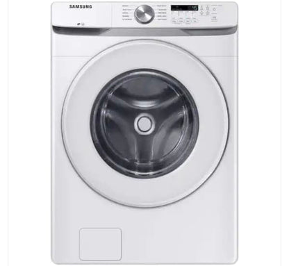 🔥 HOT DEAL
 ★ Samsung GAS SET Open Box 4.5 cu. ft. HE Front Load Washer with Self-Clean+ 7.5 cu. ft. Stackable GAS Dryer with Sensor Dry in White 27 in