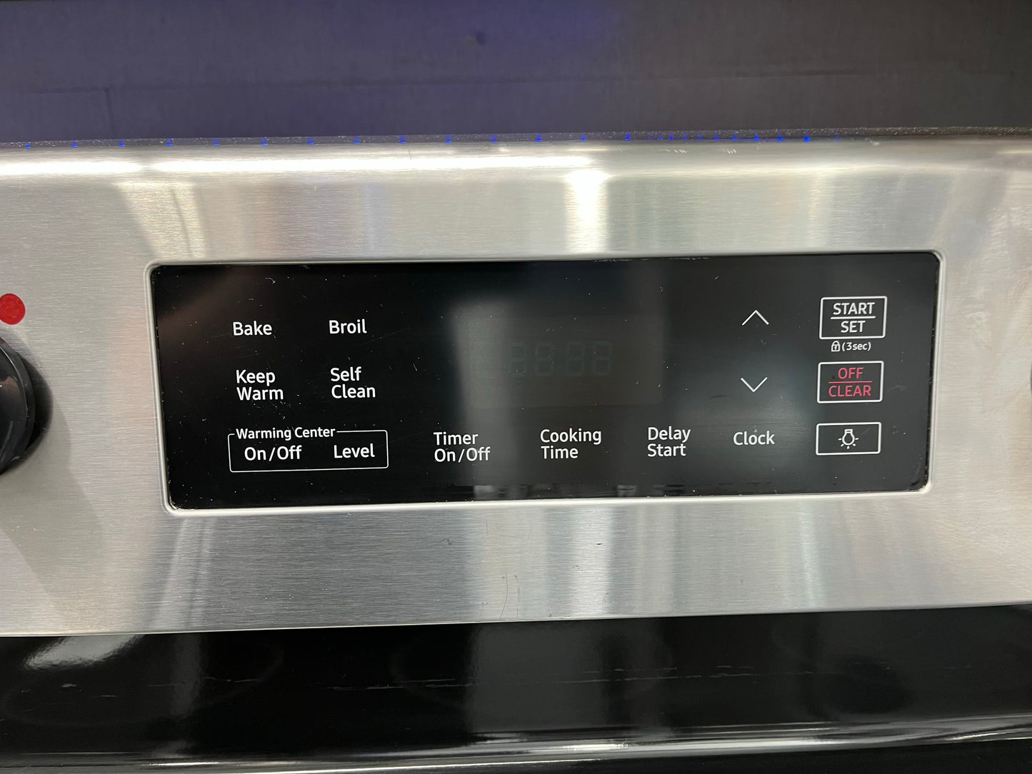 ^ Item : #ER94T Smausng electric range 5 burner stainless steel