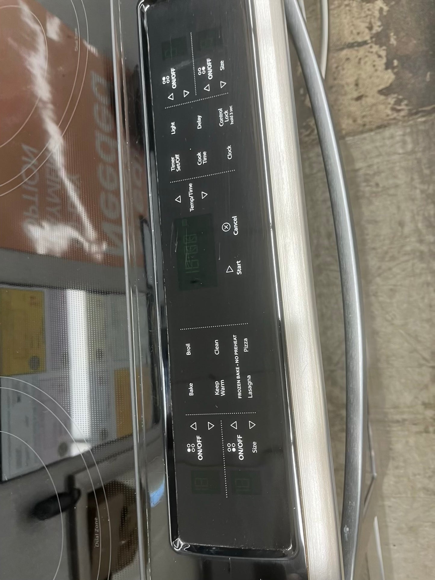 ^ ITEM #ER11S Whirlpool electric stainless steel range 4 burner 30 inch