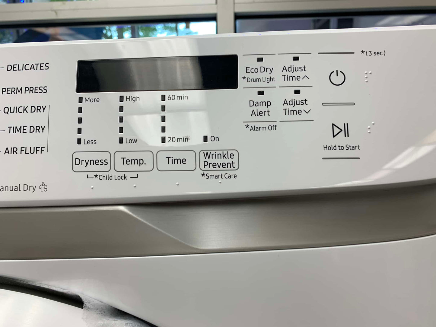 🔥 HOT DEAL
★ Samsung GAS SET Open Box 4.5 cu. ft. High-Efficiency Front Load Washer with Self-Clean+ in White & 7.5 cu. ft. Stackable Vented GAS Dryer with Sensor Dry in White 27 in WD991