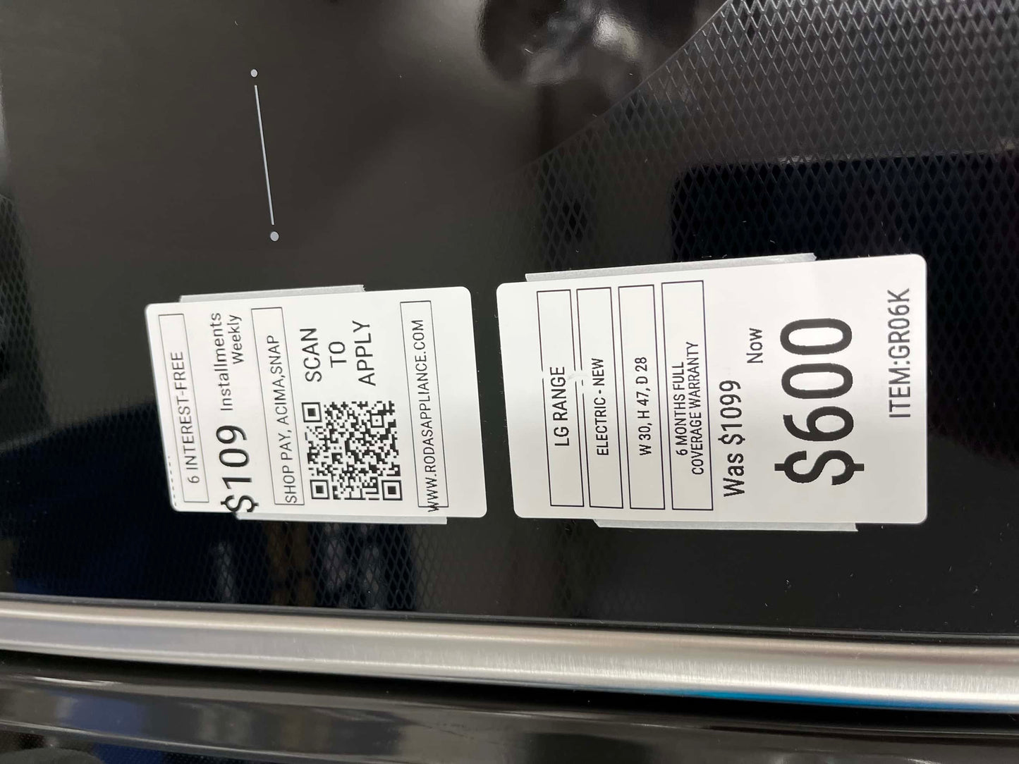 ITEM: GR06K ~ ★ KitchenAid 30-in Glass Top 5 burners 6.4-cu ft Convection Oven Freestanding Electric Range ( Stainless Steel with PRINTSHIELD Finish )