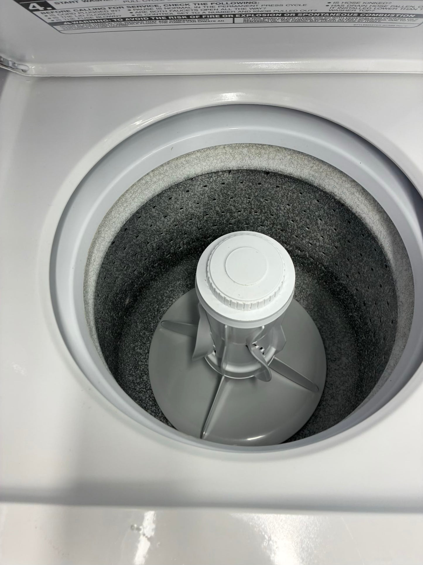 Whirlpool laundry center  washer and dryer set electric stackable 24”
