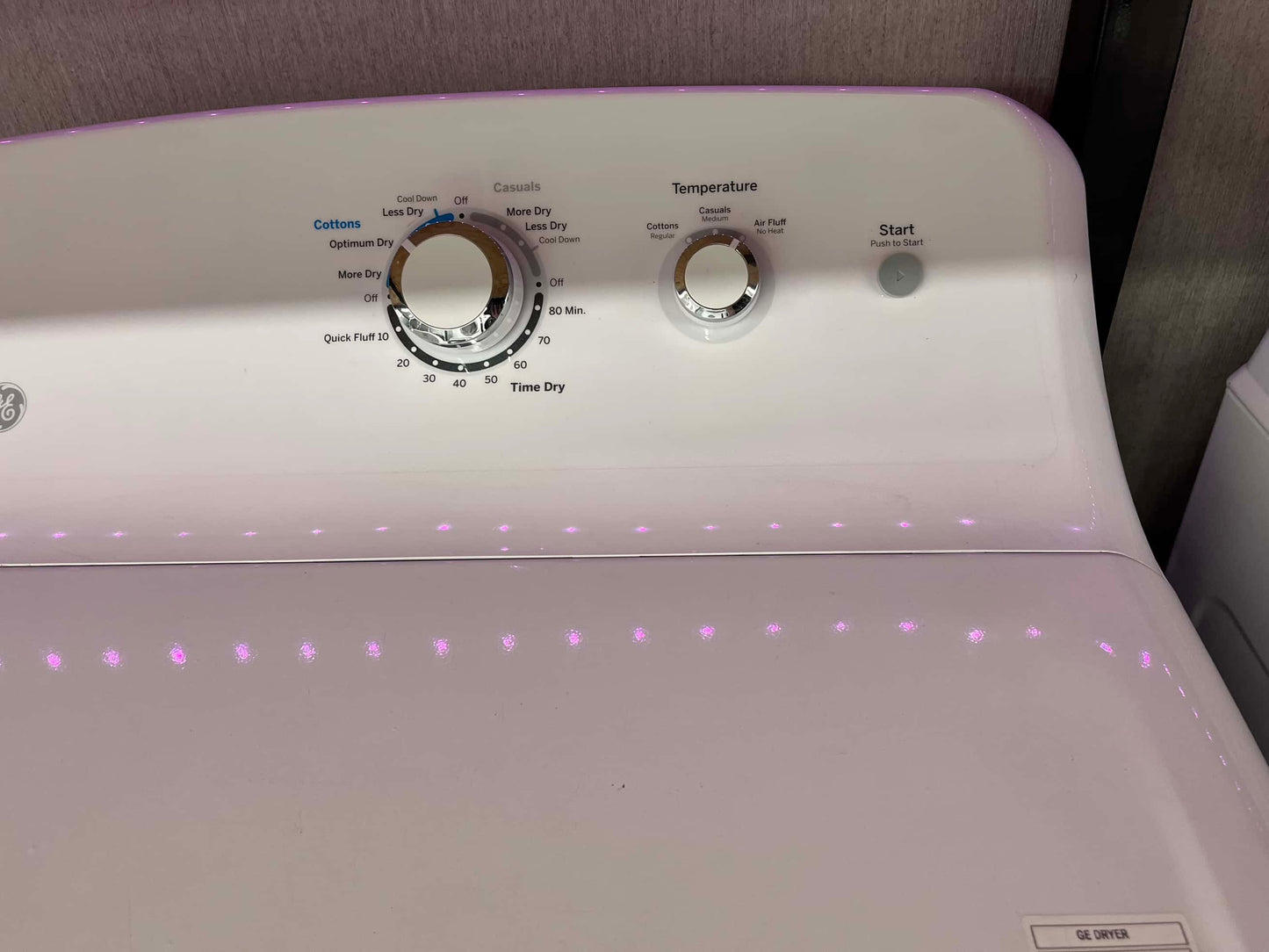 - ITEM #GD63C GE washer and gas dryer white top load 27 inch large capacity