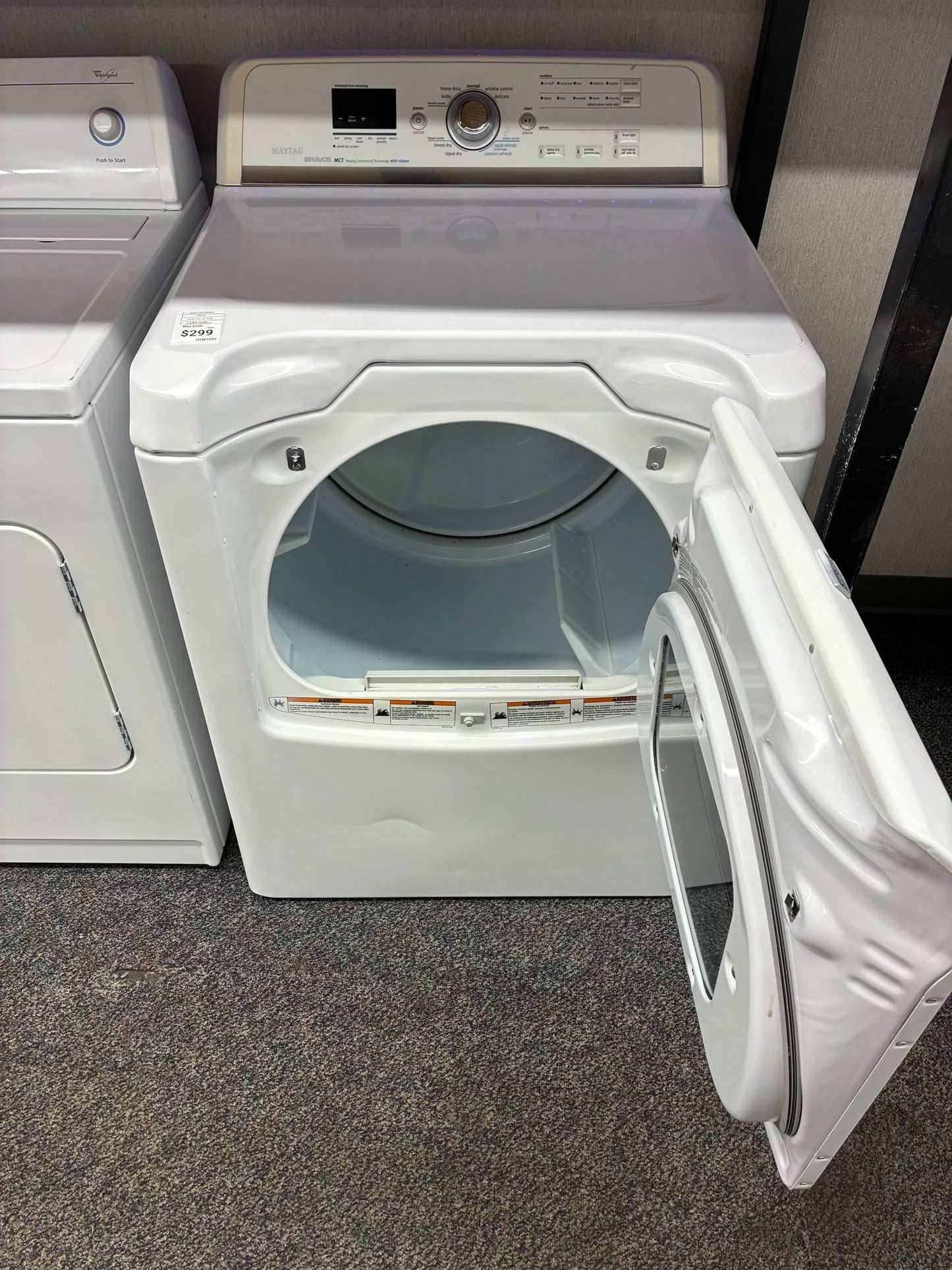 Maytag electric dryer 29” large capacity