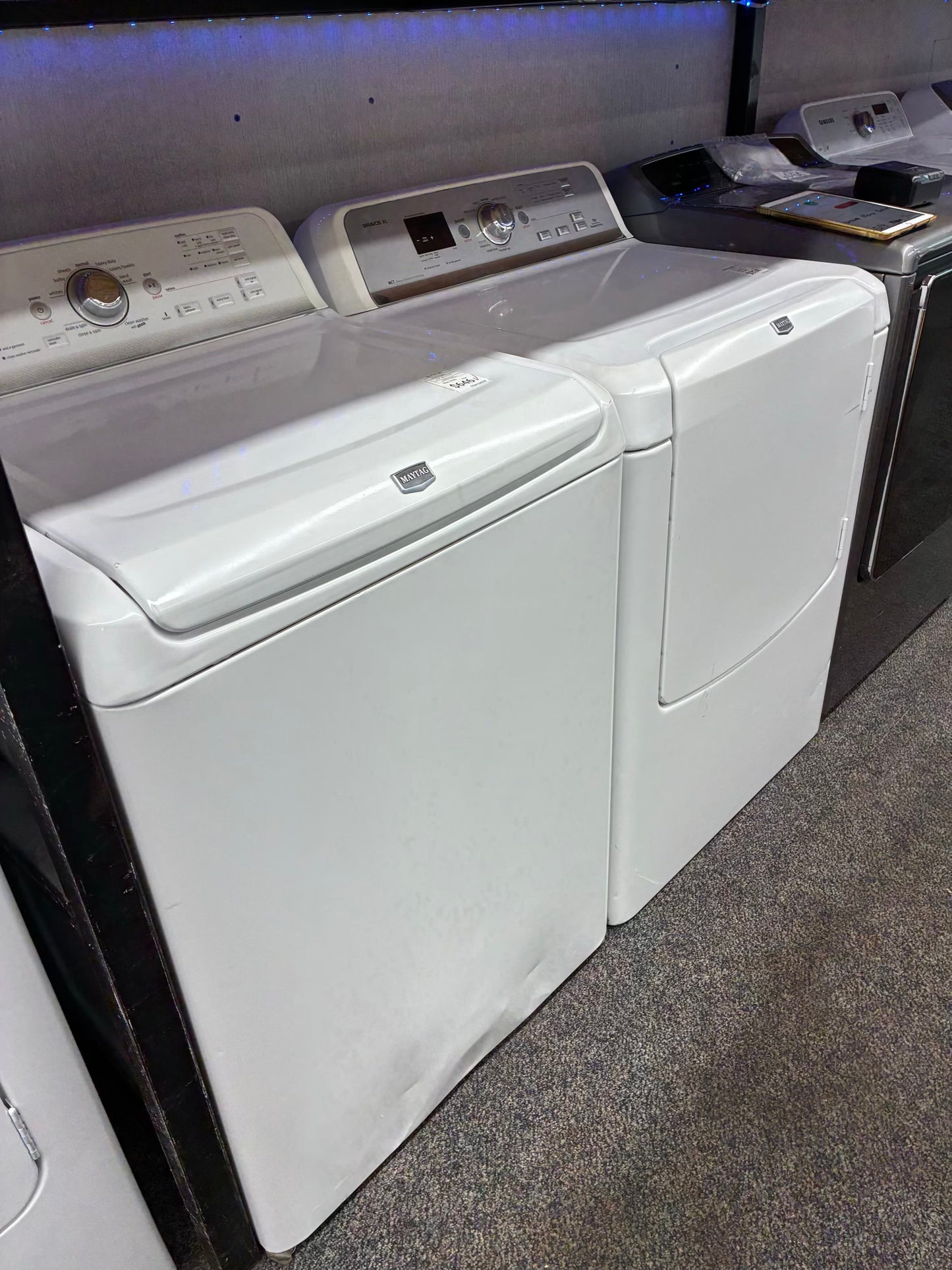 MAYTAG electric washer 27” and dryer 29” top load