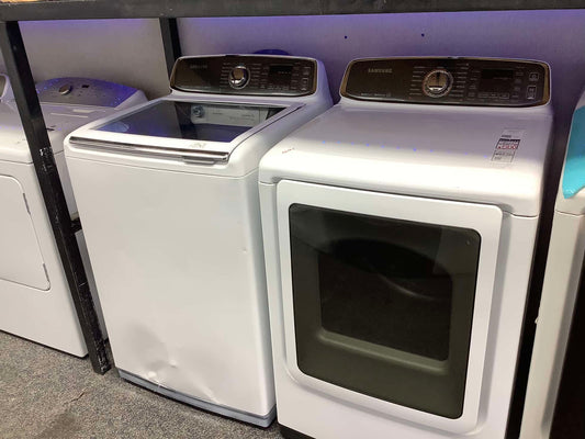 Samsung washer and dryer set electric side x side 220v large capacity