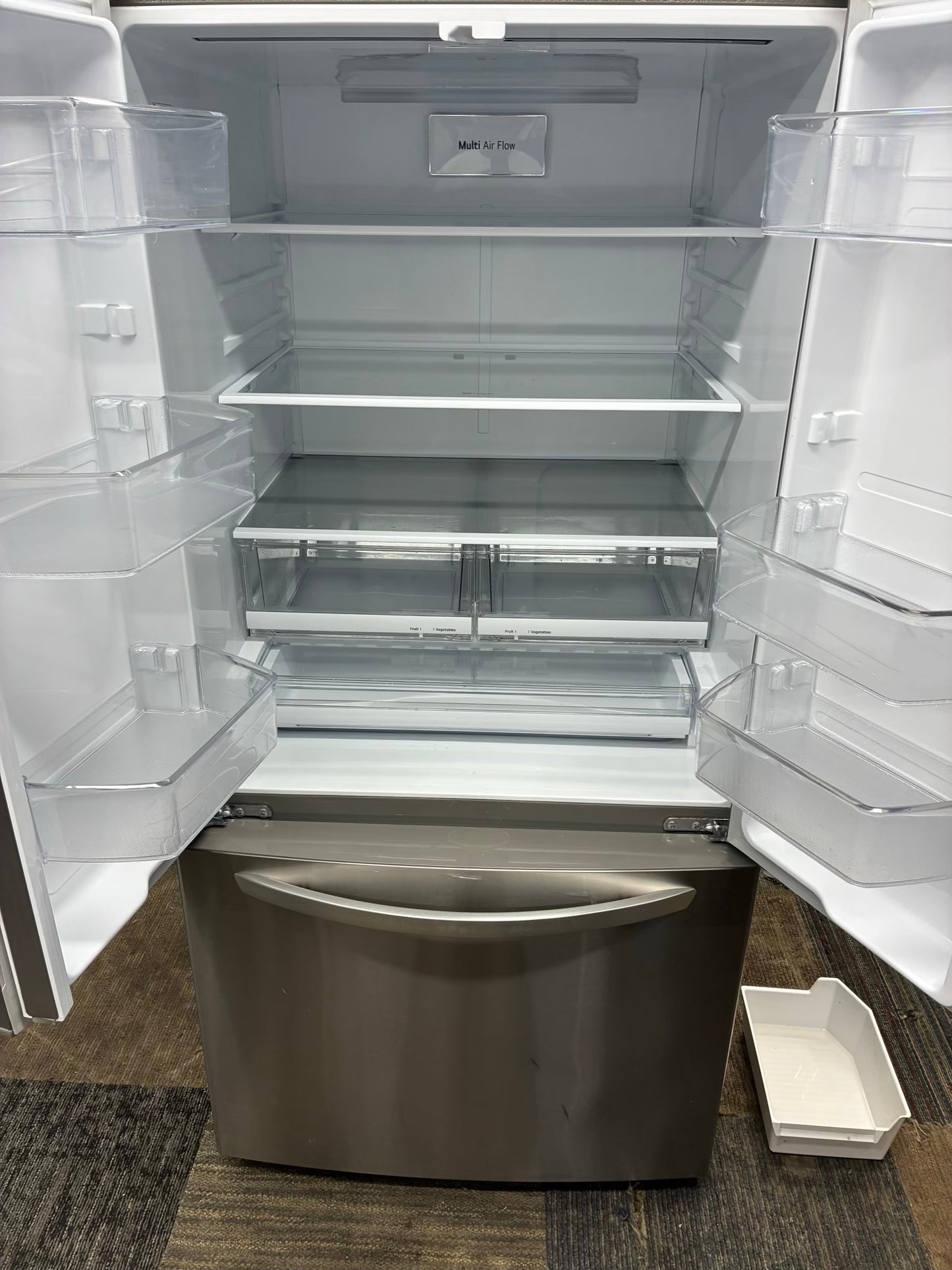 LG French door refrigerator stainless steel 33 in