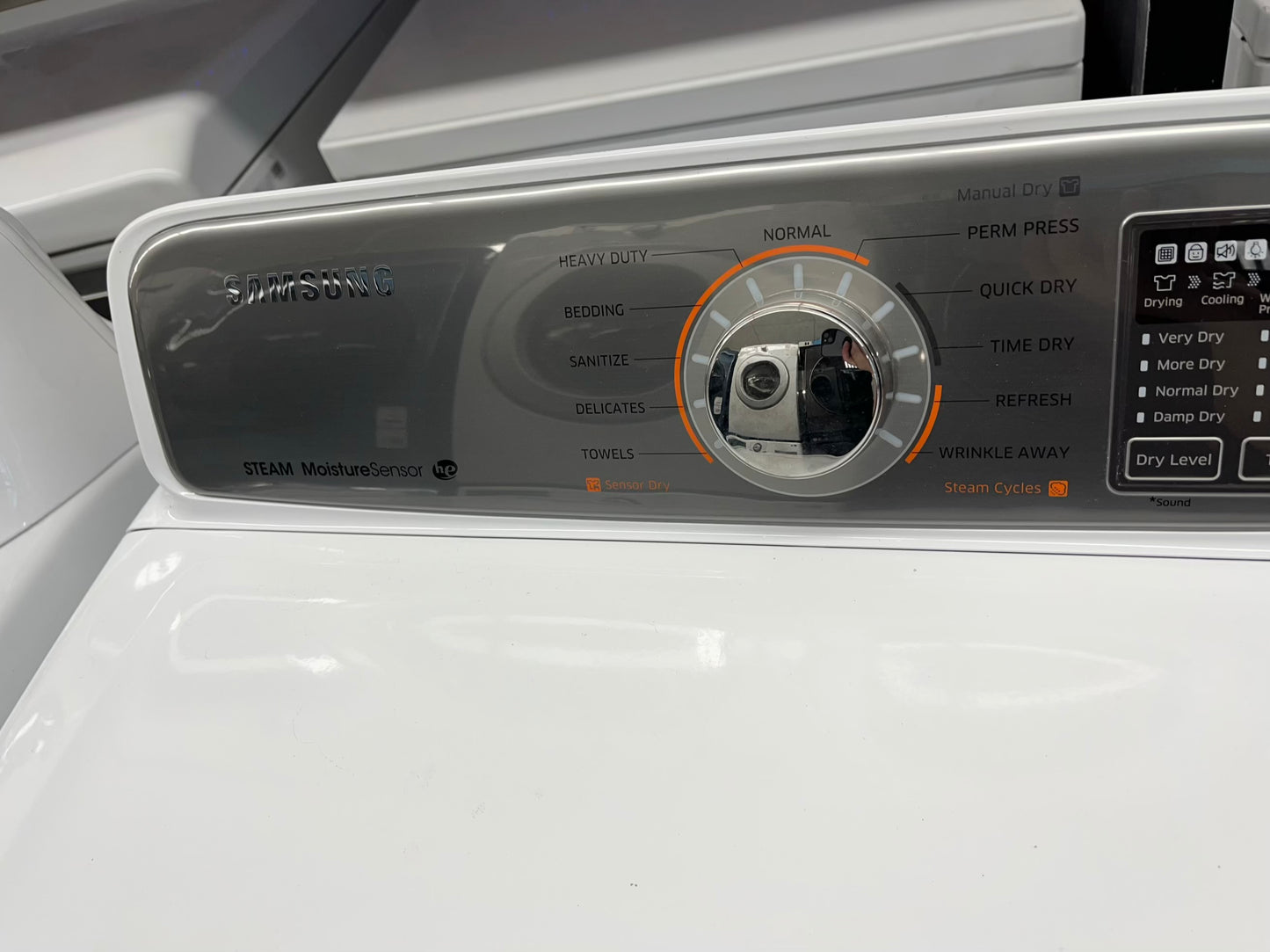 ^ ITEM #GD94S Samsung gas dryer Side x Side 27”