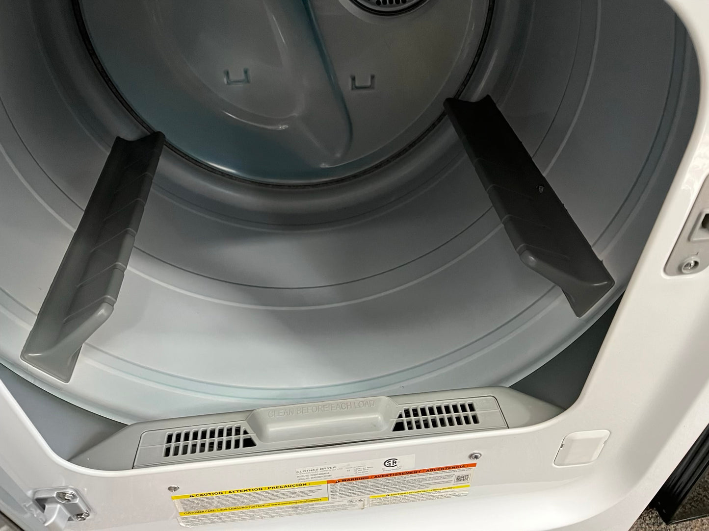 ^ ITEM #GD94S Samsung gas dryer Side x Side 27”