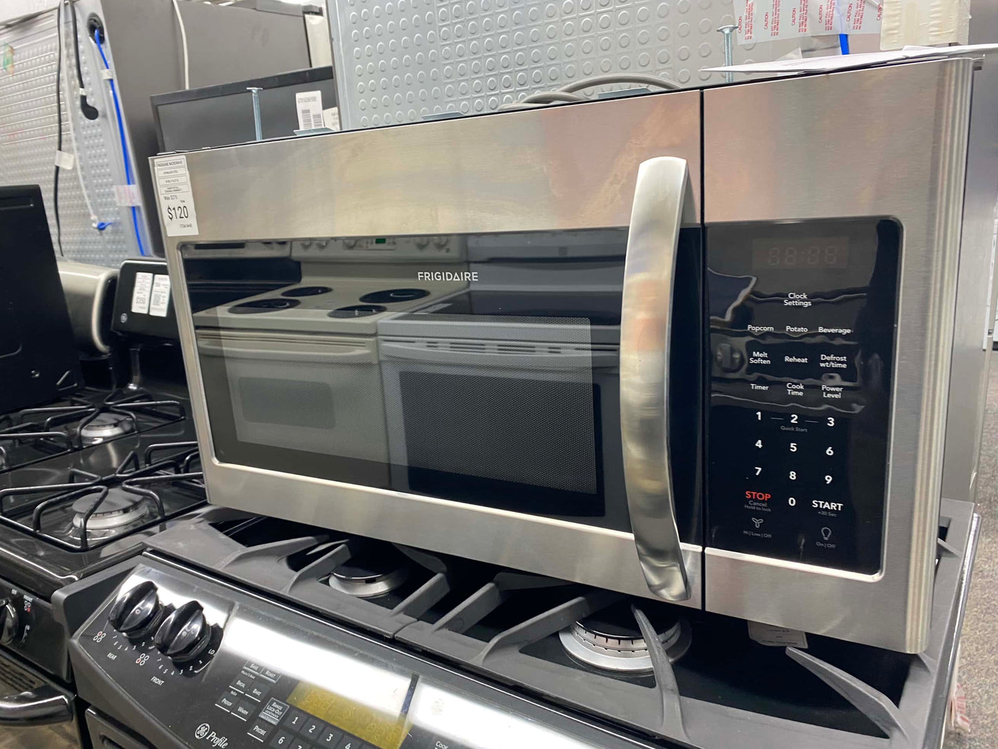 ITEM #M48 Frigidaire Microwave stainless steel over the range 30”