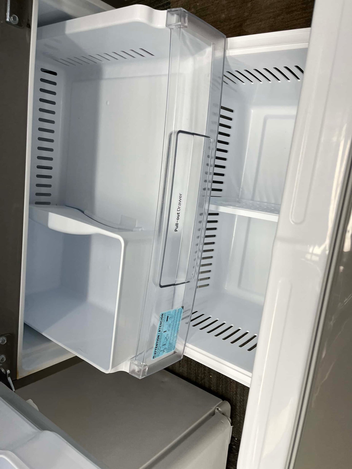 - Item: #RF29F LG french door refrigerator stainless steel w/water ice dispenser 36 in