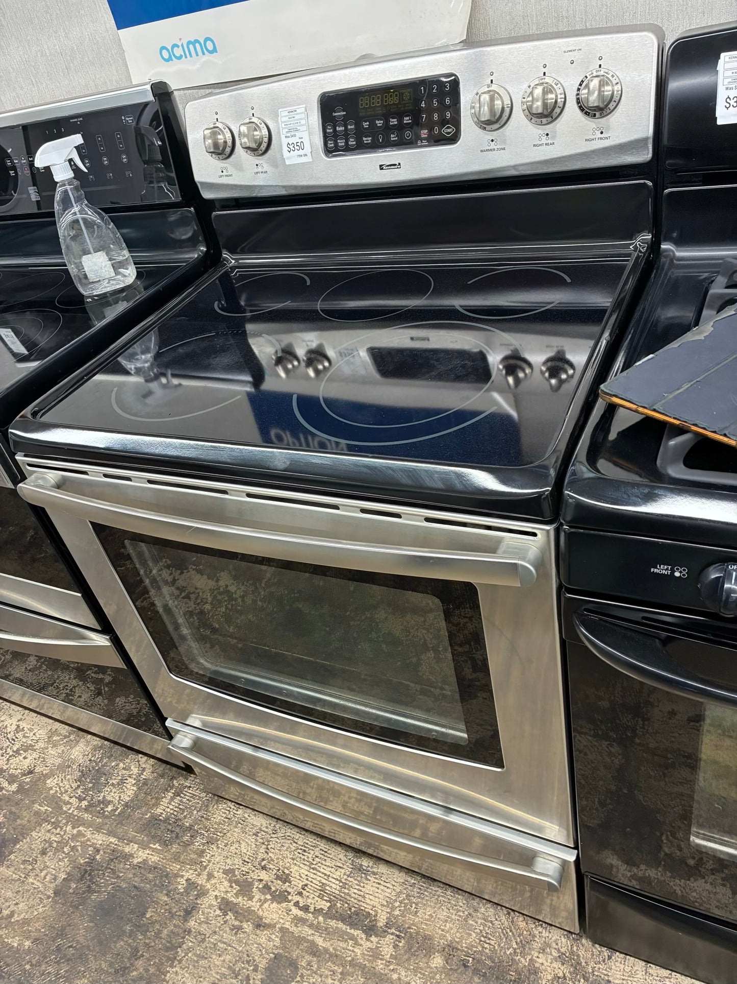 Kenmore range 5 burner 30 inch stainless steel