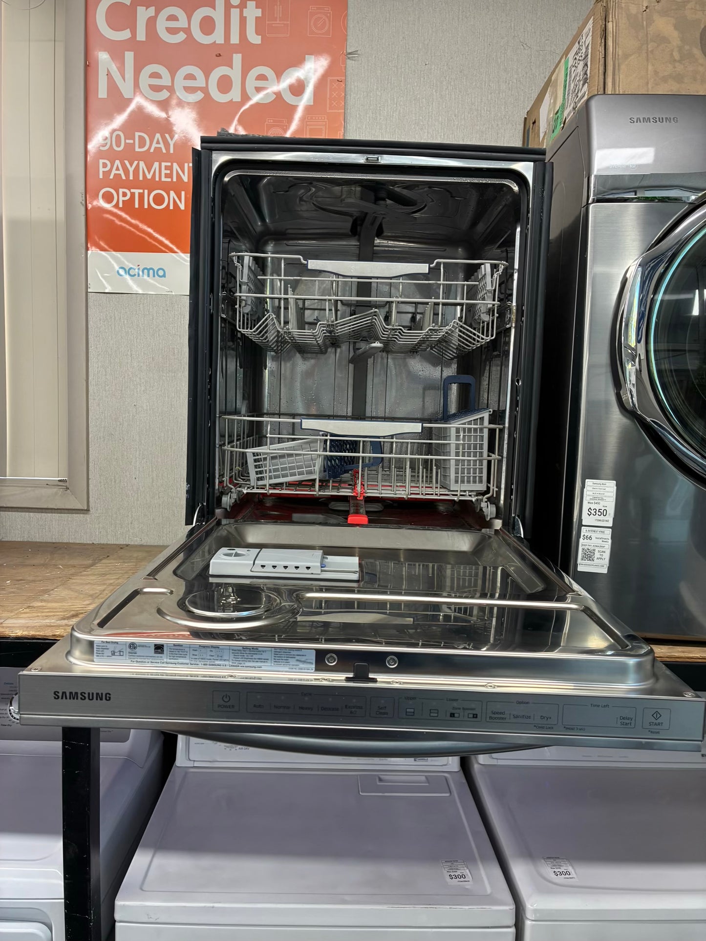 Samsung Dishwasher 24” stainless steel