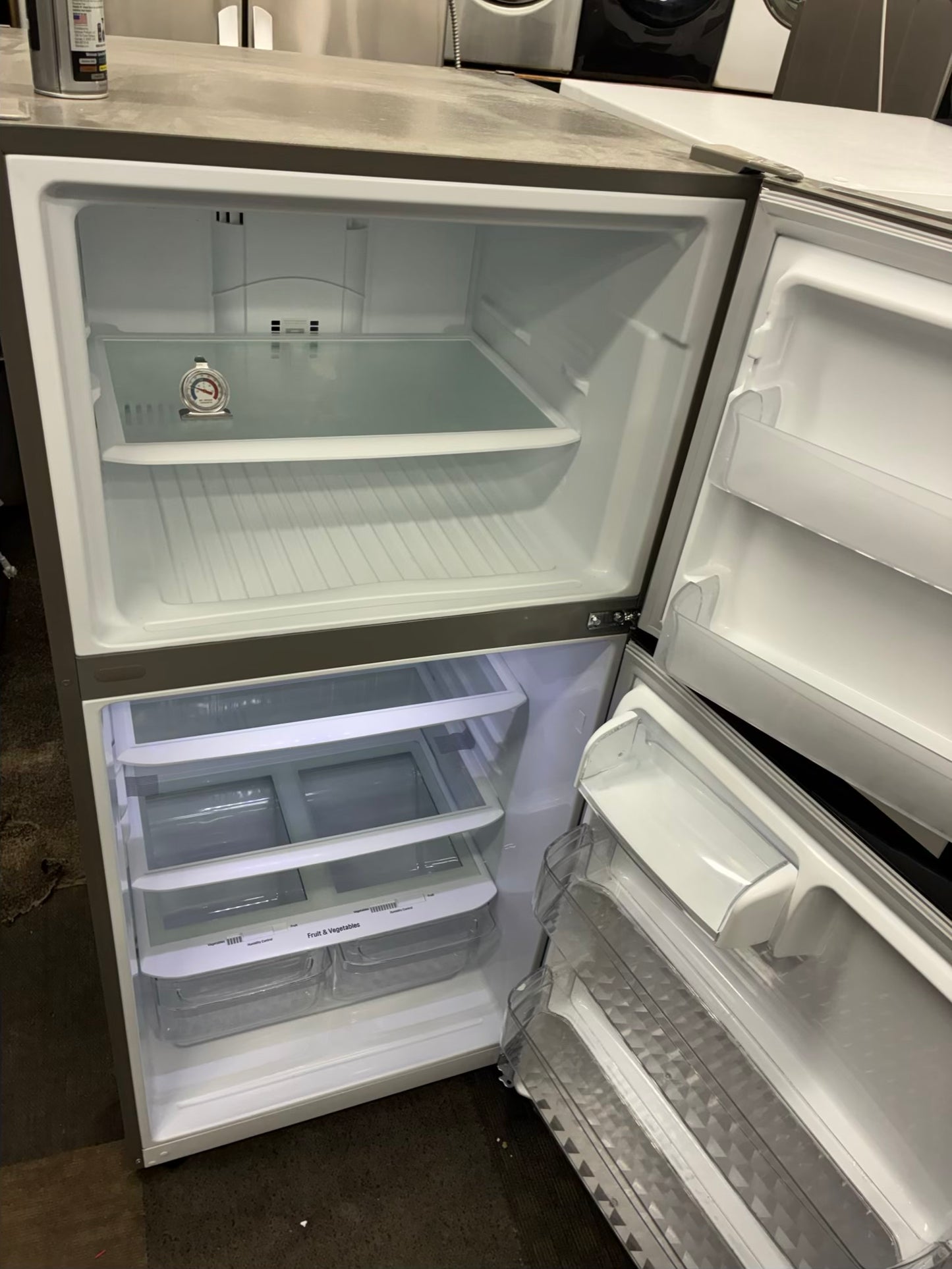 LG stainless steel Top Freezer Refrigerator 30”