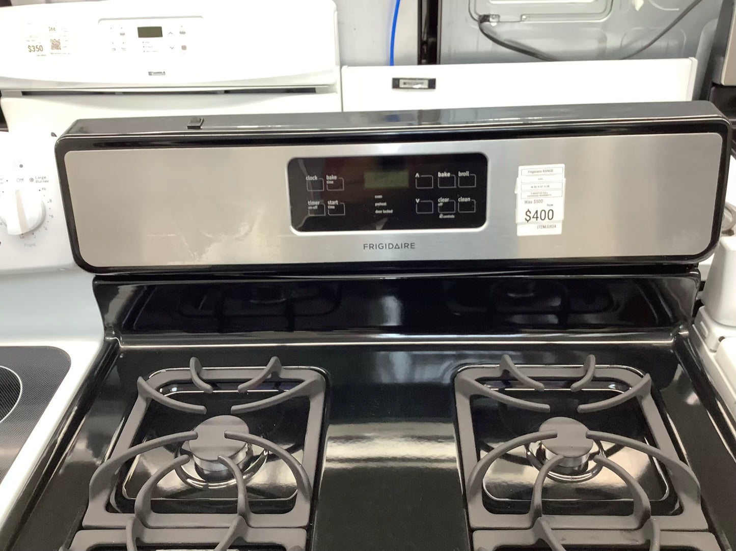 Frigidaire gas range stainless steel 4 burner