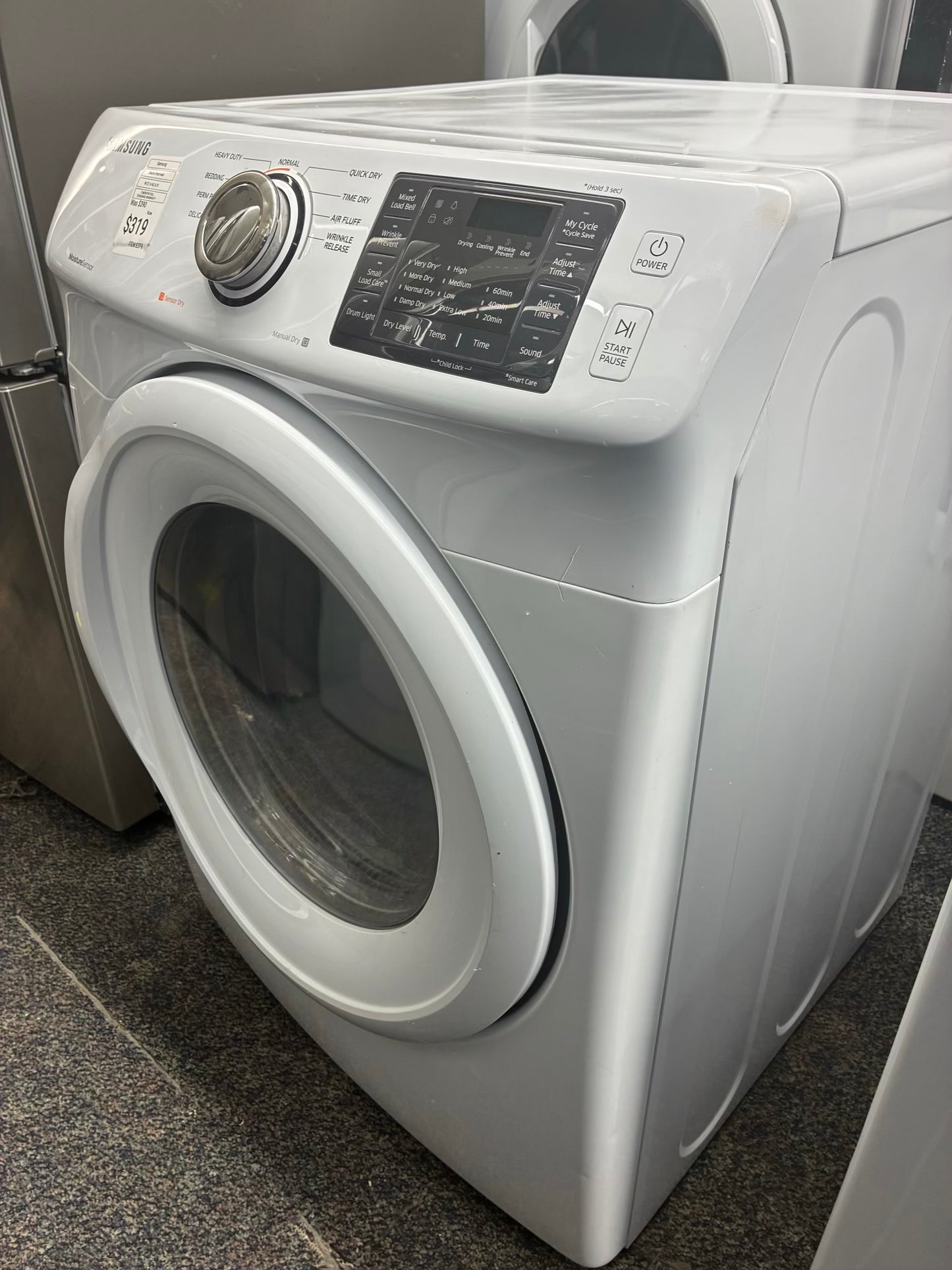 Samsung Electric Dryer 27”white