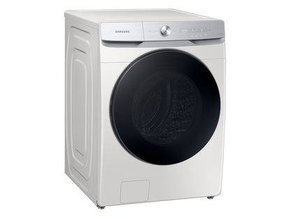 ••🔥 HOT DEAL ★ Samsung Open Box 5.0 cu. ft. Extra-Large Capacity Smart Dial Front Load Washer with MultiControl™ and 7.5 cu. ft. Smart Dial GAS Dryer with Super Speed in Ivory