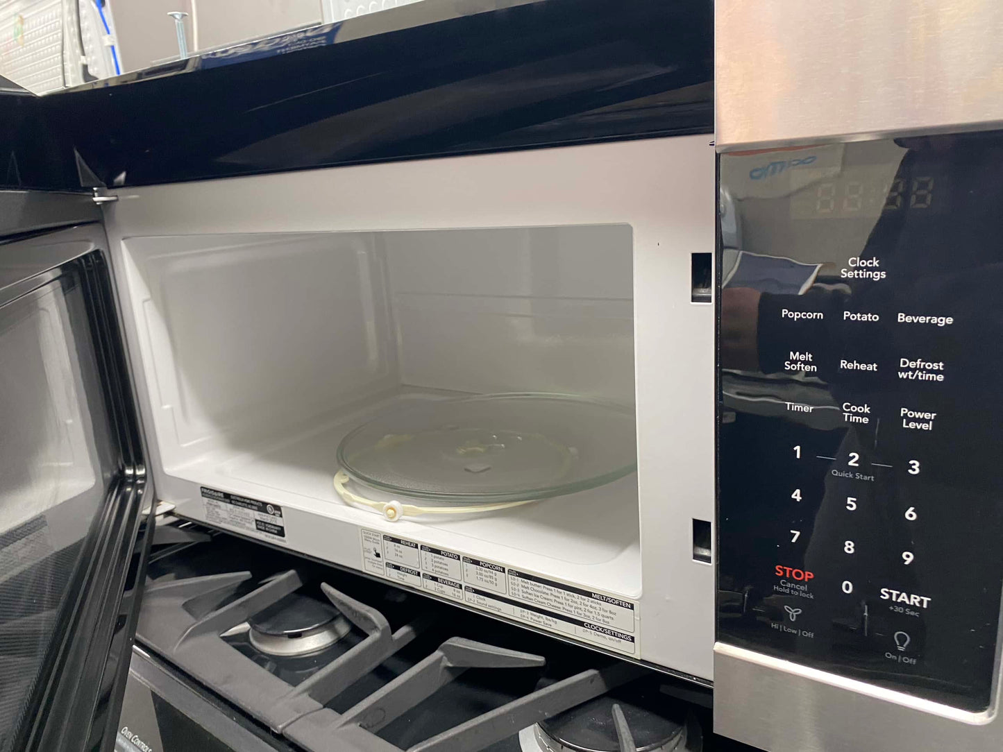 ITEM #M48 Frigidaire Microwave stainless steel over the range 30”