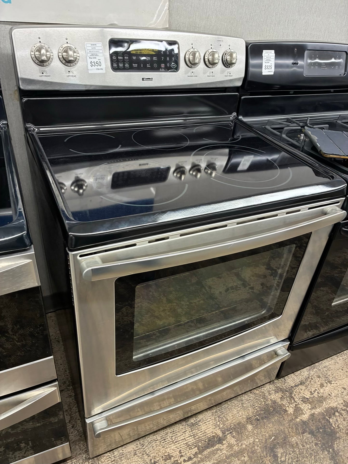 Kenmore range 5 burner 30 inch stainless steel