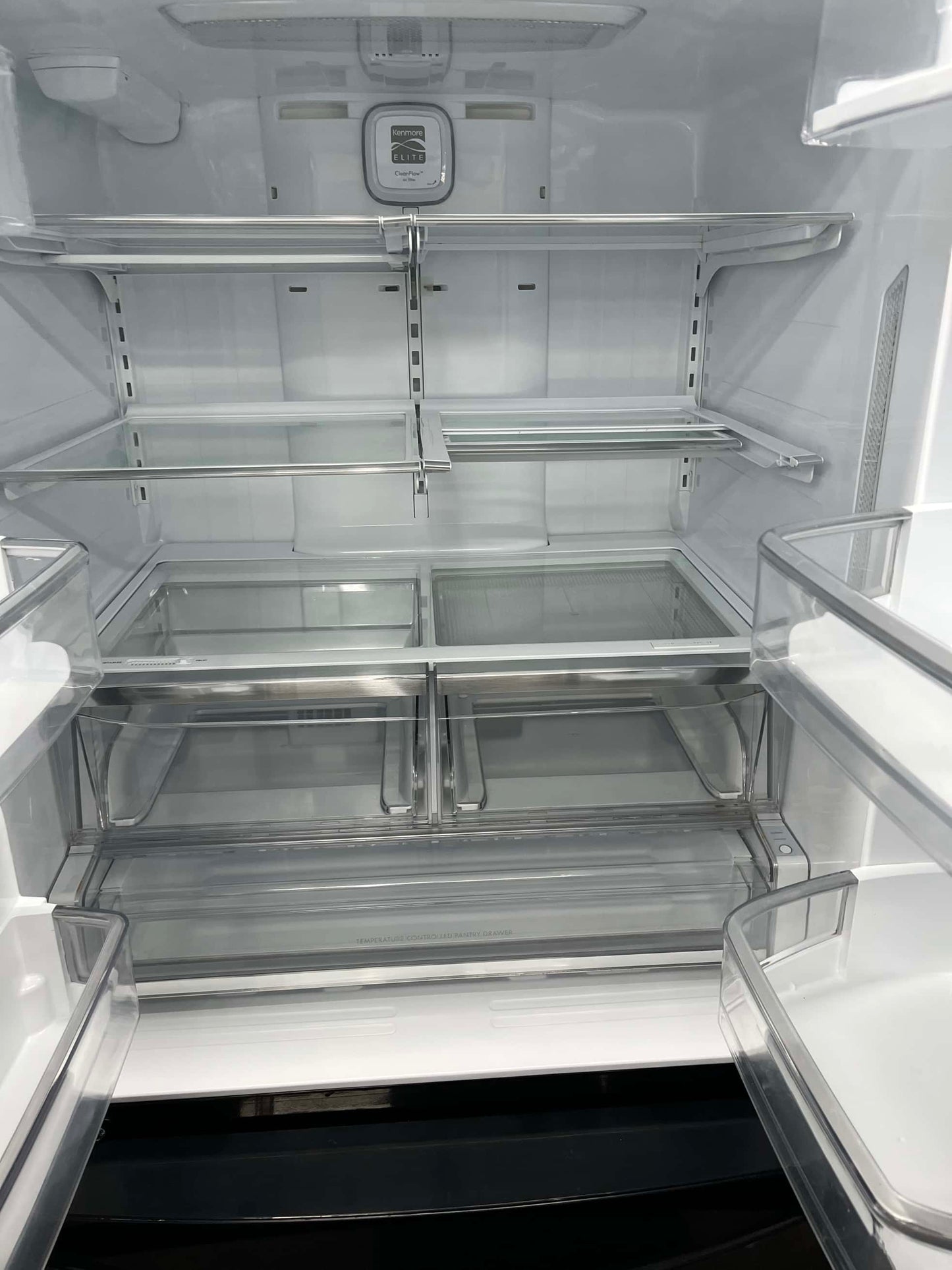 - ITEM: #RF74S kenmore French door refrigerator slate black 36”