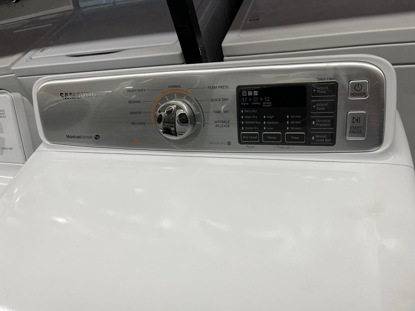 ^ ITEM #W93A Samsungside x side dryer electric 220v large capacity 27”