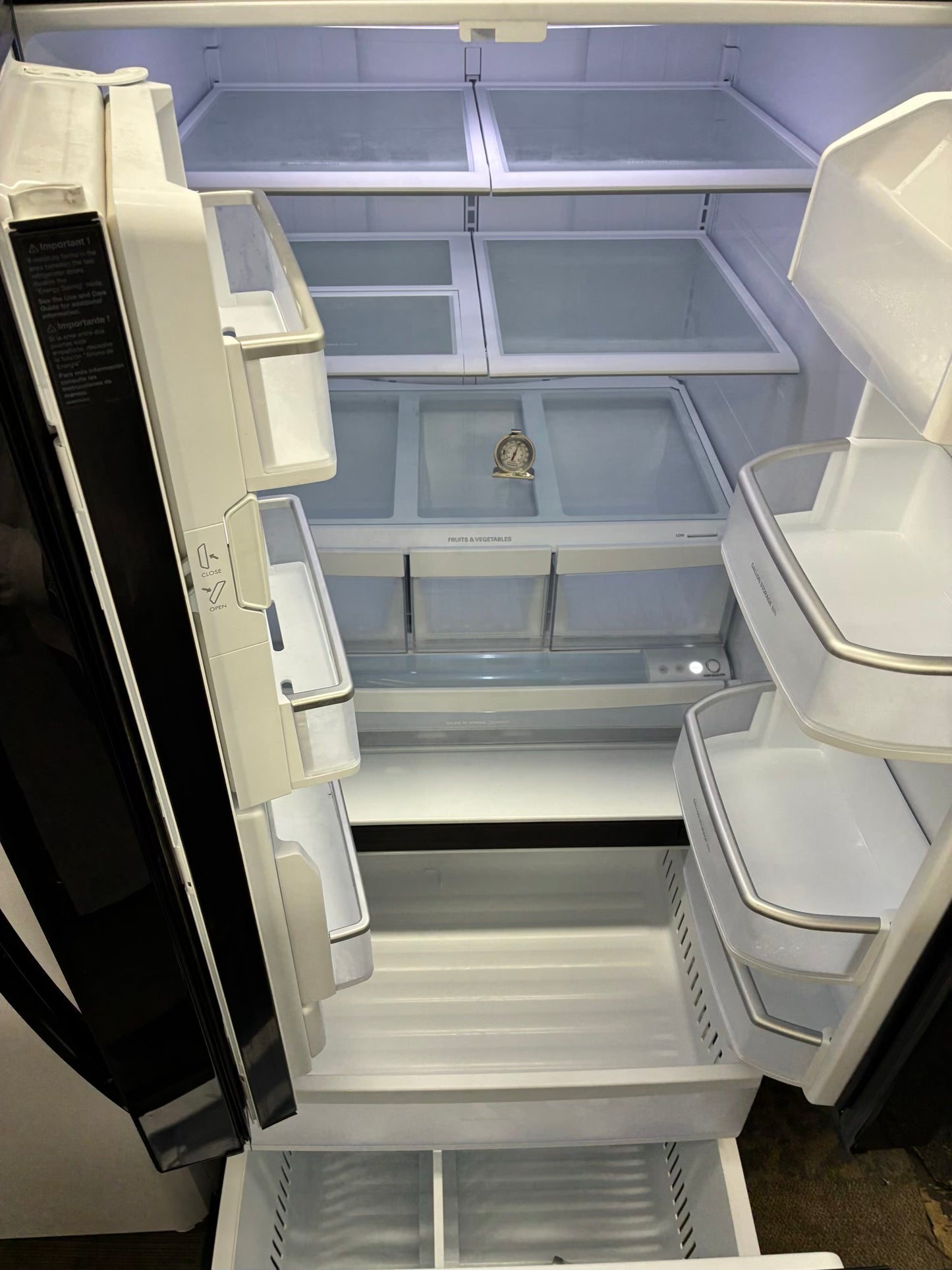 LG French door refrigerator black 33 in