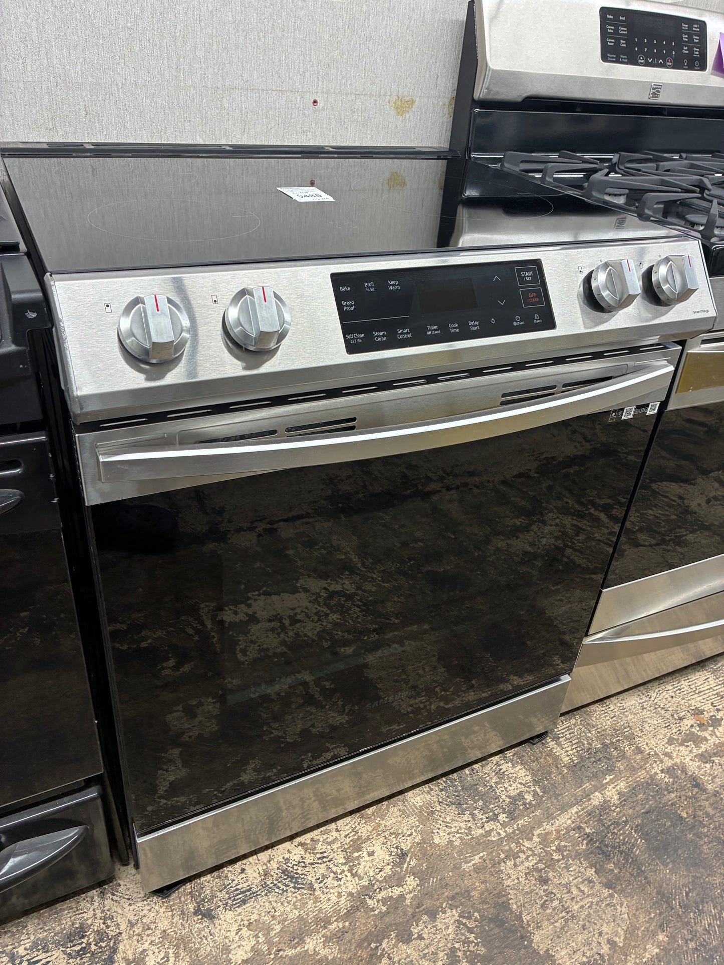 Samsung induction electric stainless steel range 5 burner 30 inch