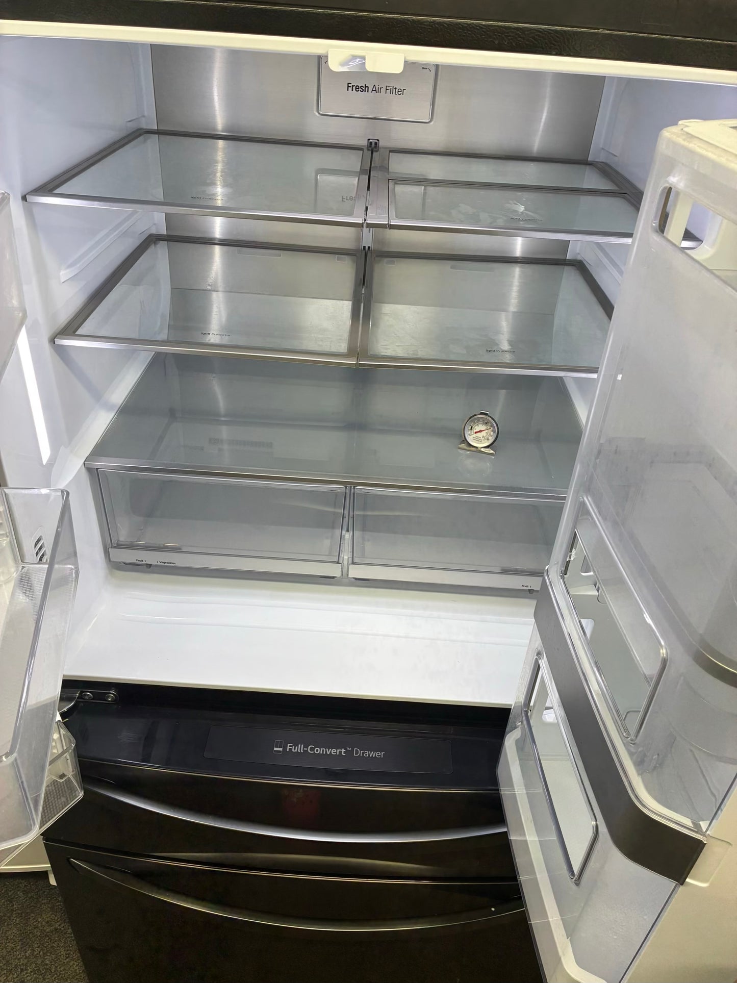 LG french door refrigerator slate stainless steel with ice maker 36”