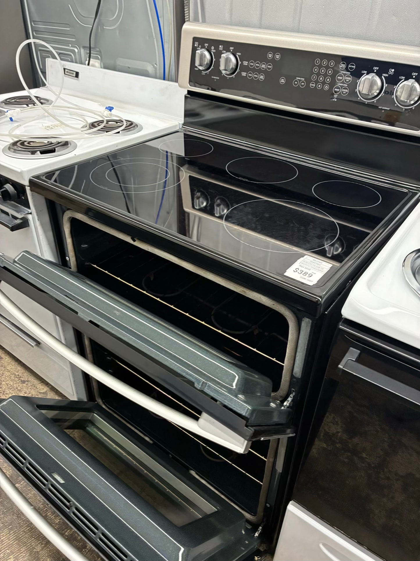 MAYTAG electric range stainless steel 30” double oven