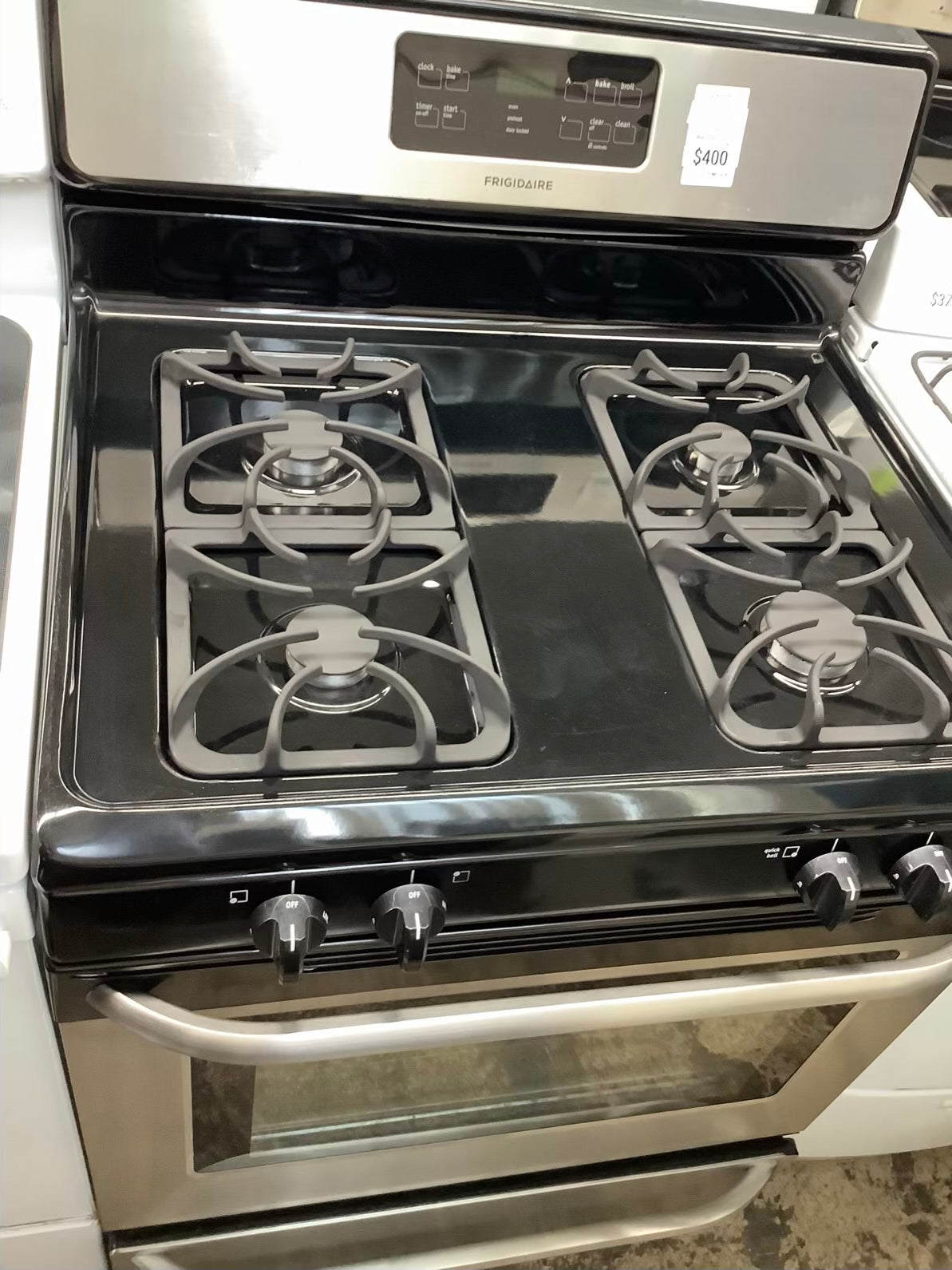 Frigidaire gas range stainless steel 4 burner