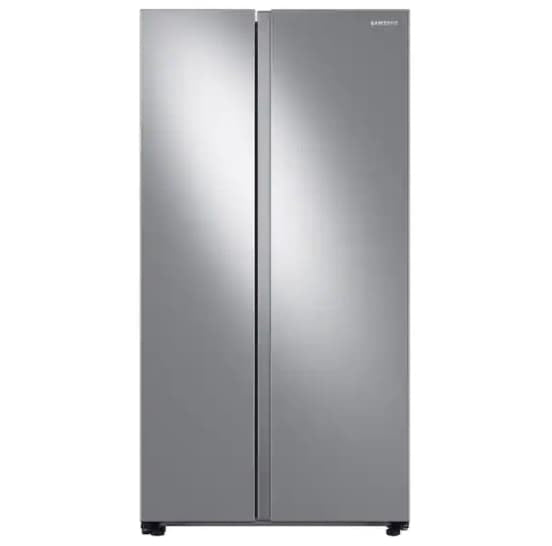★ Samsung Open Box 36 in. 28 cu. ft. Smart Side by Side Refrigerator in Fingerprint-Resistant Stainless Steel, Standard Depth RF539