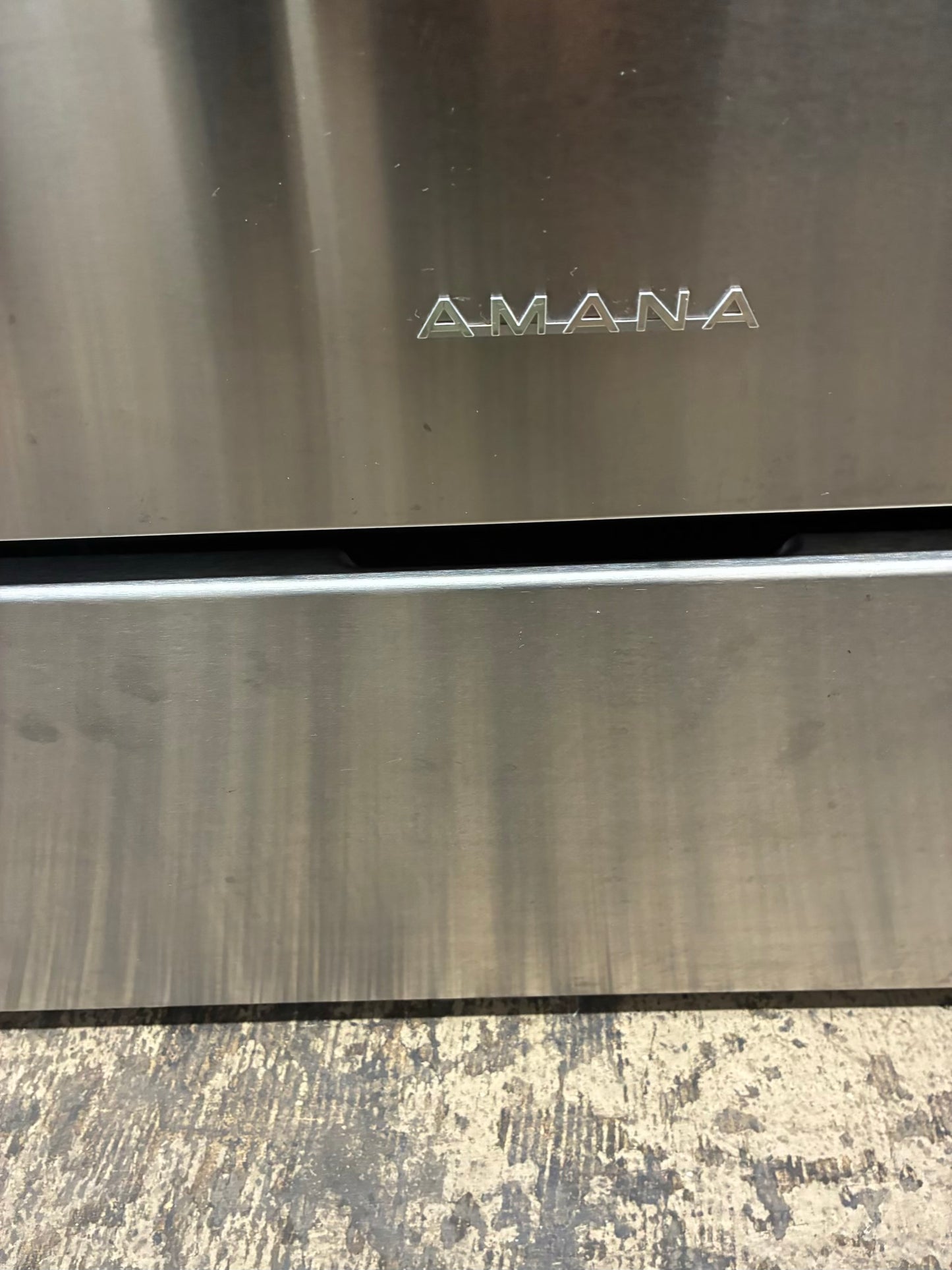 Amana electric white range 4 burner 30 inch stainless steel
