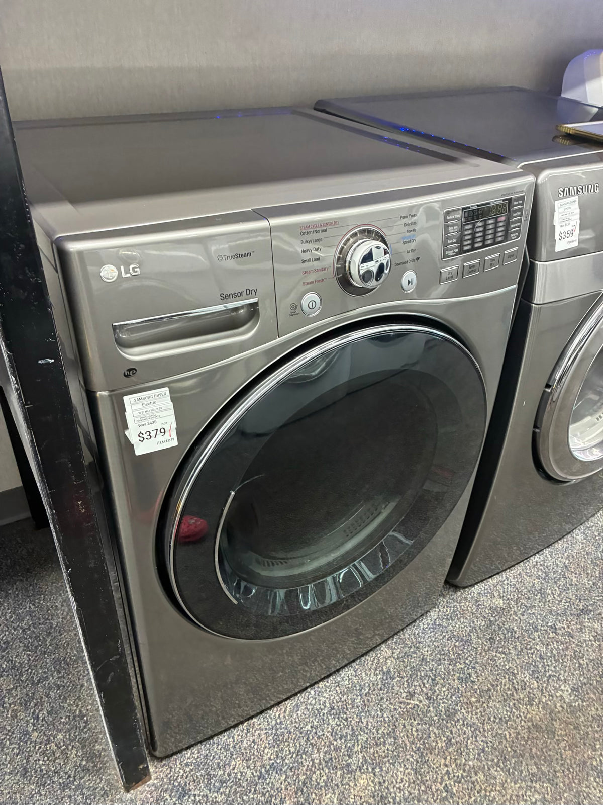 Samsung Electric Dryer 27” front load