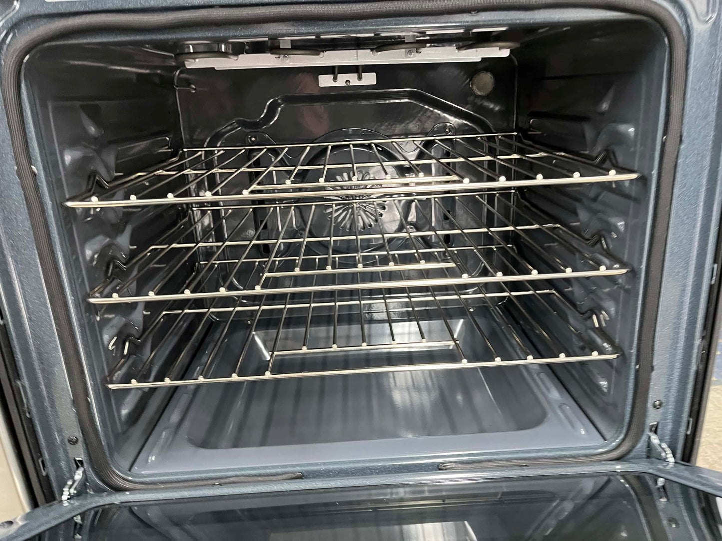 ITEM: GR06K ~ ★ KitchenAid 30-in Glass Top 5 burners 6.4-cu ft Convection Oven Freestanding Electric Range ( Stainless Steel with PRINTSHIELD Finish )