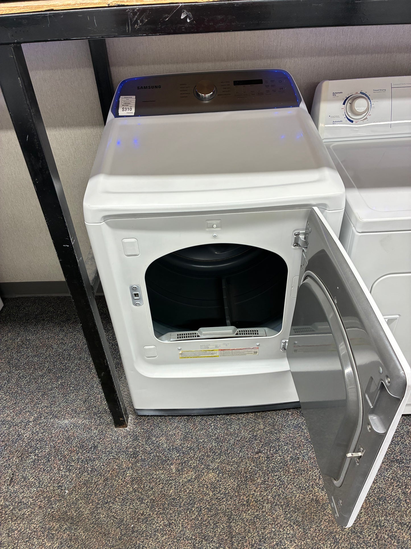 Samsungside x side dryer electric 220v large capacity 27”