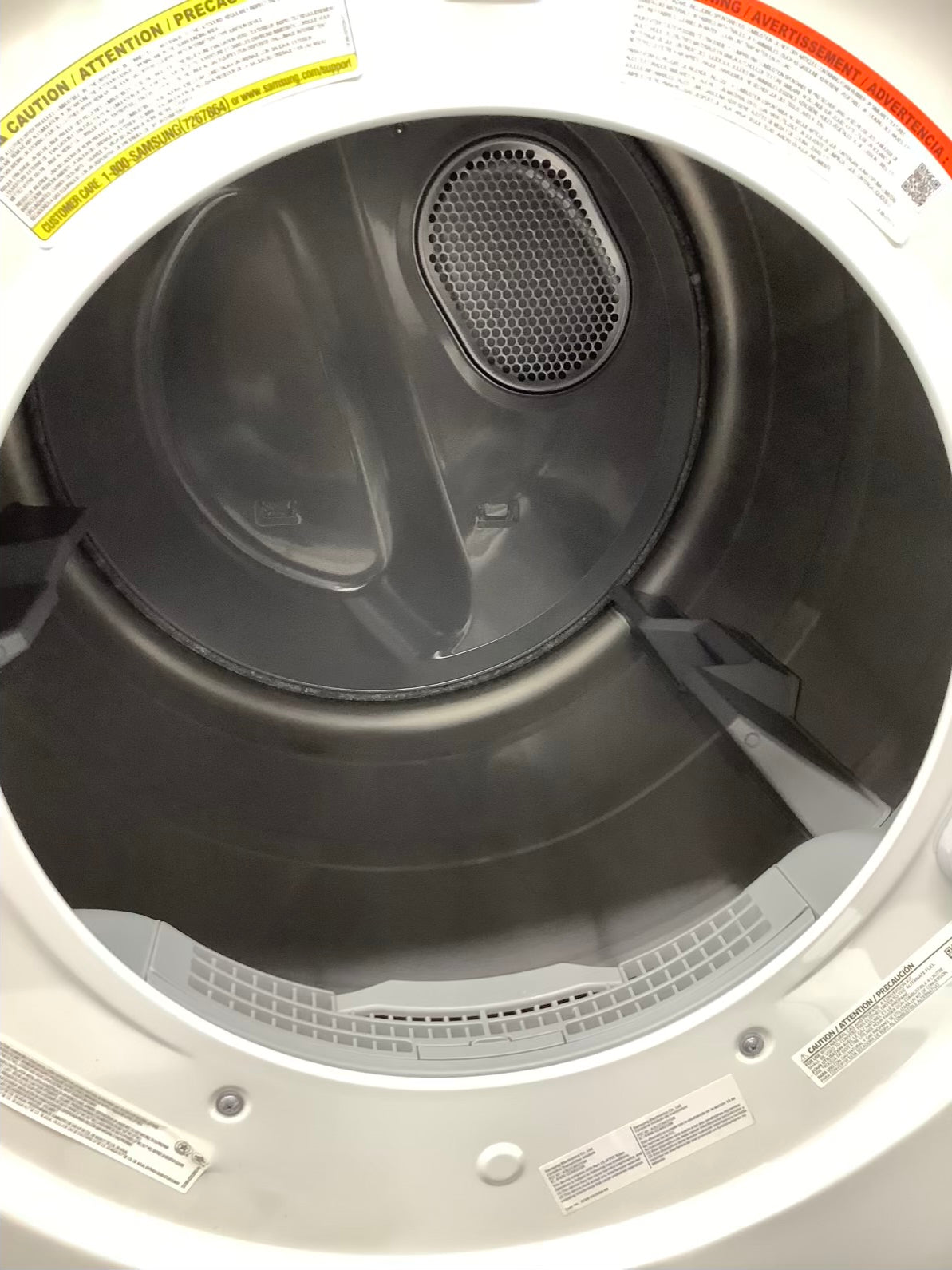 Samsung Open Box 7.5 cu. ft. Smart Dial GAS Dryer with Super Speed in Ivory 27 in