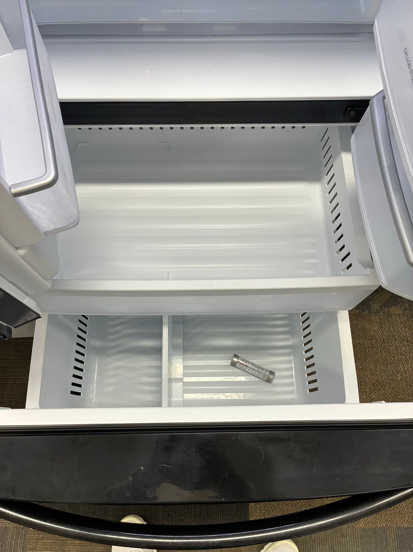 LG French door refrigerator black 33 in