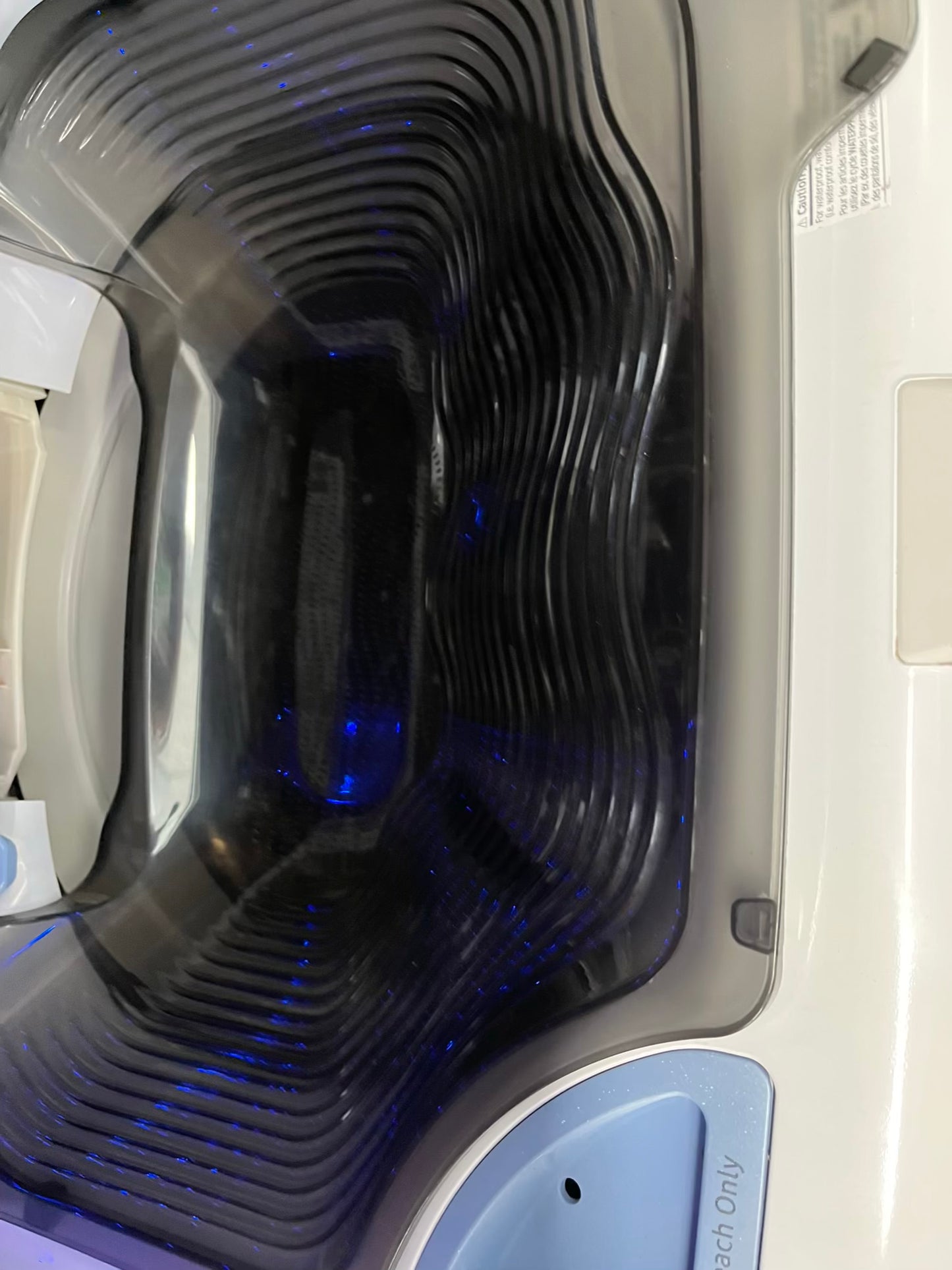 ^ ITEM #W75V Samsung top load washer large capacity side x side 27”