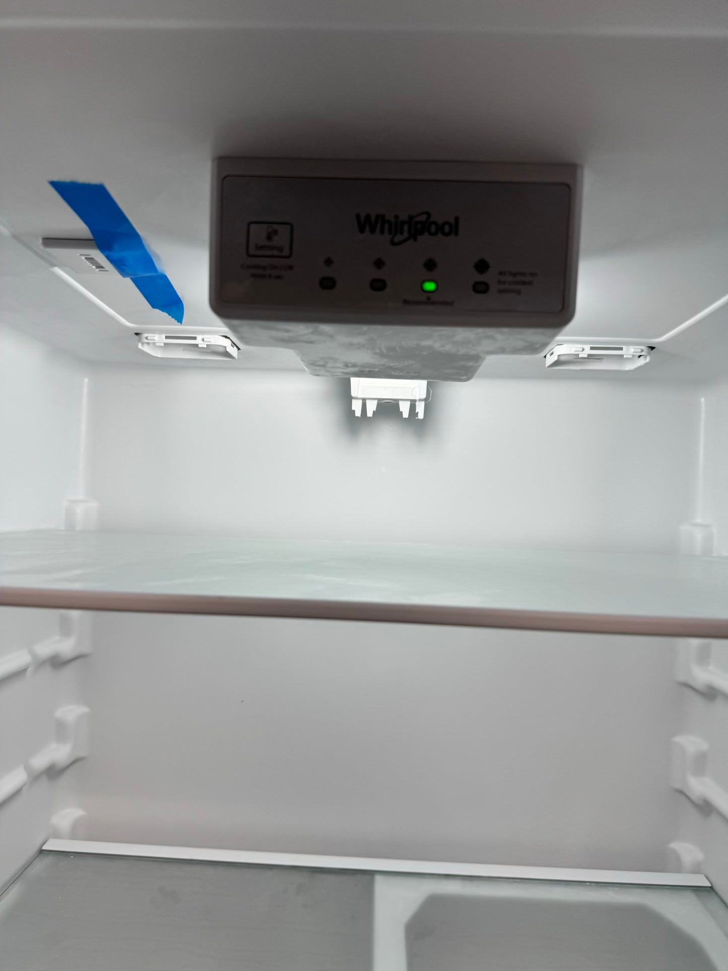 Whirpool top freezer stainless steel 28 inch
