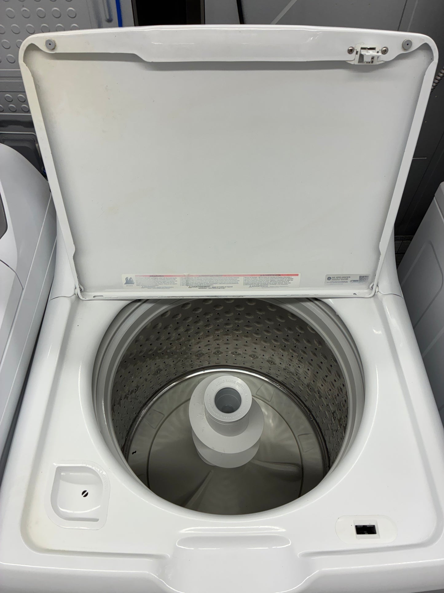 GE top load washer large capacity side x side 27”